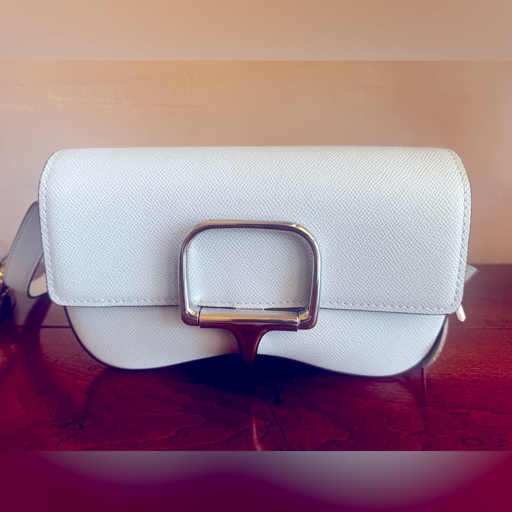 Baby blue equestrian style bag- inspired